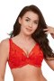BIUSTONOSZ PUSH UP SOPHIA BS 1225 CZERWONY 65B czerwony