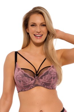 BIUSTONOSZ SEMI-SOFT MALENE BSO 1266 CZARNO-RÓŻOWY 85B czarno-różowy