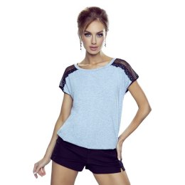 BLUZKA DAGNA SALE XL melanż jasny szary