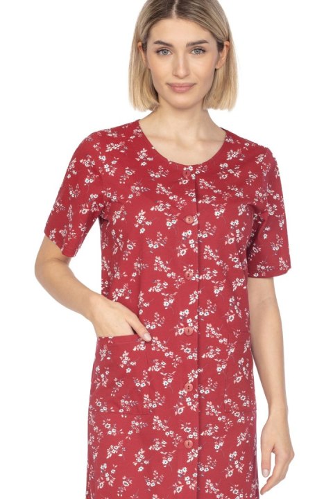KOSZULA DAMSKA 129 KR M bordowy KOSZULA DAMSKA 129 KR M bordowy