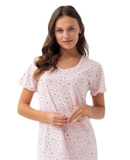 KOSZULA DAMSKA 284 KR M różowy/stokrotki