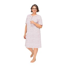KOSZULA DAMSKA BASIA 263 KR 3XL kwiatki 23