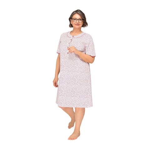 KOSZULA DAMSKA BASIA 263 KR 3XL kwiatki 23 KOSZULA DAMSKA BASIA 263 KR 3XL kwiatki 23