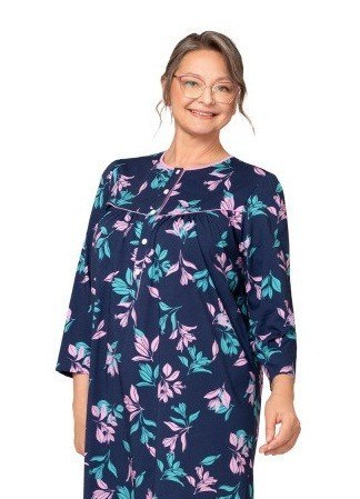 KOSZULA DAMSKA BOGNA II 204 DR XL kwiatki 27 KOSZULA DAMSKA BOGNA II 204 DR XL kwiatki 27