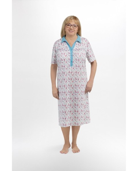 KOSZULA DAMSKA JAGNA I 207 KR XXL kwiatki 02 KOSZULA DAMSKA JAGNA I 207 KR XXL kwiatki 02