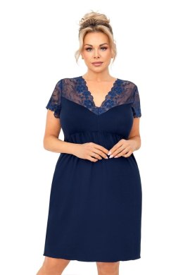 KOSZULA DAMSKA LIVIA PLUS 4XL dark blue