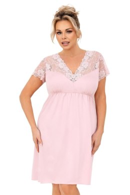KOSZULA DAMSKA LIVIA PLUS 6XL pudrowy róż
