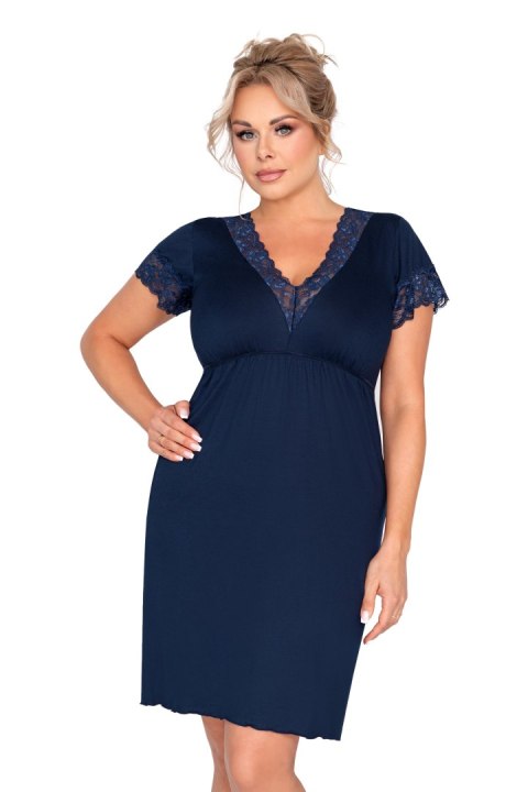 KOSZULA DAMSKA MARIZA PLUS 6XL dark blue KOSZULA DAMSKA MARIZA PLUS 6XL dark blue