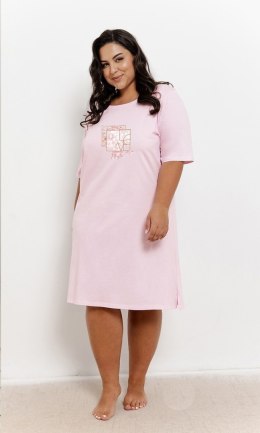 KOSZULA ISLA 3365 KR R.4XL-6XL 5XL jasny różowy