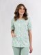 PIŻAMA DAMSKA 694 KR R.2XL-3XL 3XL zielony