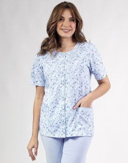 PIŻAMA DAMSKA 694 KR R.2XL-3XL XXL niebieski