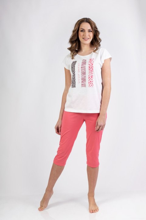 PIŻAMA DAMSKA 701 KR R.2XL-3XL XXL malinowy PIŻAMA DAMSKA 701 KR R.2XL-3XL XXL malinowy