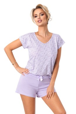 PIŻAMA DAMSKA FIORELLA SHORT XXL fioletowy