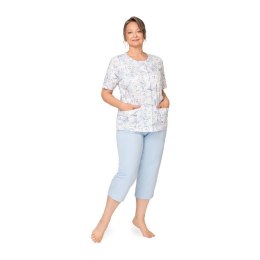 PIŻAMA DAMSKA MARIA I 200 KR R.3XL-4XL XXXXL kwiatki 27