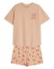 PIŻAMA DAMSKA NARANJA 42684 KR L brzoskwiniowy