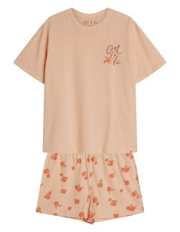 PIŻAMA DAMSKA NARANJA 42684 KR XL brzoskwiniowy
