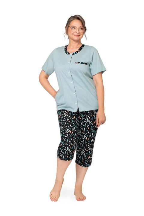 PIŻAMA DAMSKA OLGA I 261 KR XXL turkusowy PIŻAMA DAMSKA OLGA I 261 KR XXL turkusowy