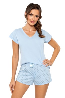 PIŻAMA DAMSKA SKY SHORT XL niebieski