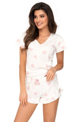 PIŻAMA DAMSKA SWEET 1/2 XL ecru
