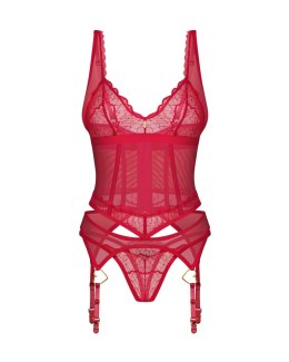GORSET CUPIDE DESIR L/XL czerwony