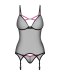 GORSET I STRINGI NOVENES XS/S black