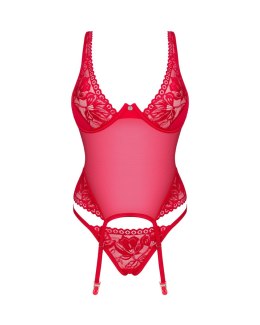 GORSET LACELOVE XS/S red