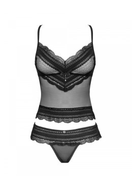 KOMPLET 2-CZ. IVANNES XXL/XXXL black