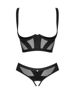 KOMPLET 2-CZ. OTWARTY CHIC AMORIA XS/S black
