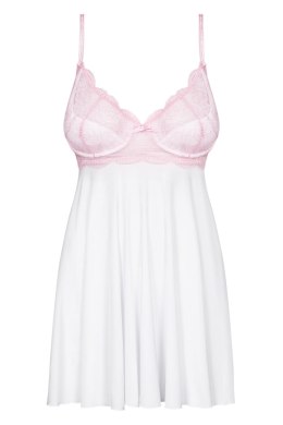 KOMPLET GIRLLY BABYDOLL S/M biały