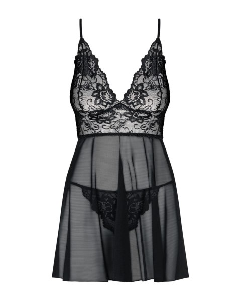 KOMPLET IDILLIA BABYDOLL R.XXL XXL czarny KOMPLET IDILLIA BABYDOLL R.XXL XXL czarny