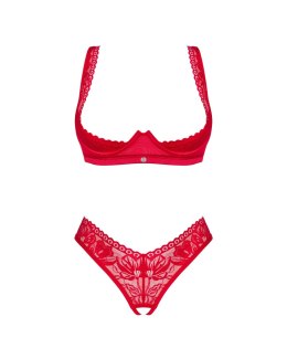 KOMPLET LACELOVE 2-CZ. XS/S red