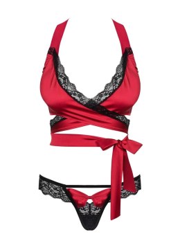 KOMPLET SENSUELIA 2-CZ. SALE XXL czerwony