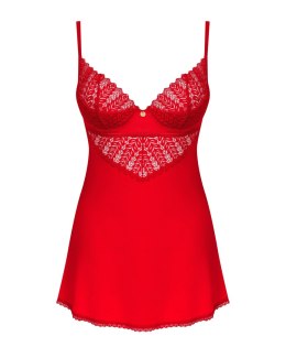 KOSZULKA INGRIDIA CHEMISE M/L red