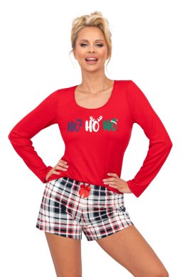 PIŻAMA DAMSKA HOHO II 1/2 DR XXL czerwony