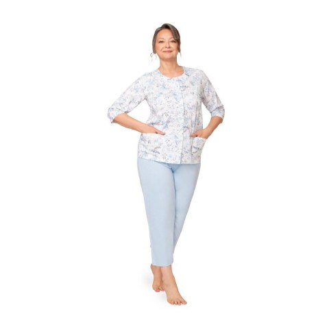 PIŻAMA DAMSKA MARIA II 201 3/4 R.3XL-4XL XXXXL kwiatki 27 PIŻAMA DAMSKA MARIA II 201 3/4 R.3XL-4XL XXXXL kwiatki 27
