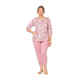 PIŻAMA DAMSKA MARIA II 201 3/4 R.3XL-4XL XXXXL wzór 26