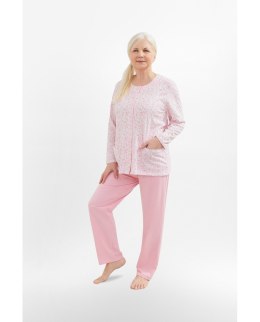 PIŻAMA DAMSKA MARIA III 202 DR R.3XL-4XL XXXL kwiatki 12