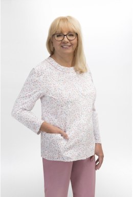 PIŻAMA DAMSKA MARIA III 202 DR R.3XL-4XL XXXL liście 14