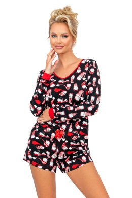PIŻAMA SANTI II 1/2 XXL czarny