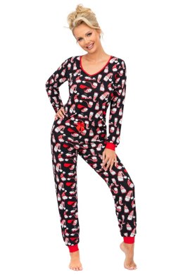 PIŻAMA SANTI LONG XL czarny