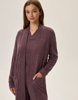 SZLAFROK DAMSKI FUDGE 41948 SALE L/XL bordowy/melange