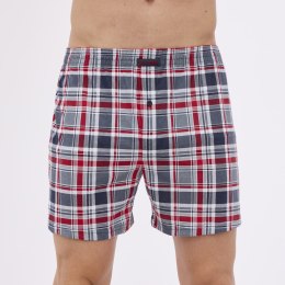 BOKSERKI COMFORT 008/290 R.3XL-5XL XXXXL czerwony/szary