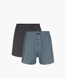 BOKSERKI MĘSKIE 2MBX-034 XL granatowy/zielony