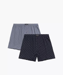 BOKSERKI MĘSKIE 2MBX-057 LUŹNE M szary/granatowy