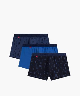 BOKSERKI MĘSKIE 3-MH-182 XXL ciemny niebieski/niebieski/granatowy