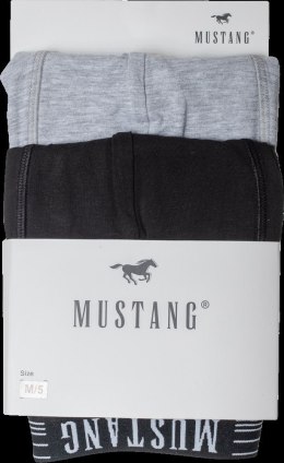 BOKSERKI MUSTANG 2-PAK M czarny/szary melange