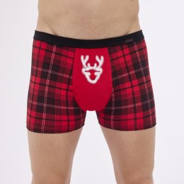 BOKSERKI ŚWIĄTECZNE 007/76 RED NOSE 2 XXL czerwony