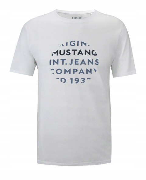 KOSZULKA T-SHIRT MUSTANG 4228 M biały KOSZULKA T-SHIRT MUSTANG 4228 M biały