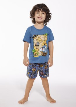 PIŻAMA BOY KIDS 789/112 PIRATES KR 98-104 niebieski