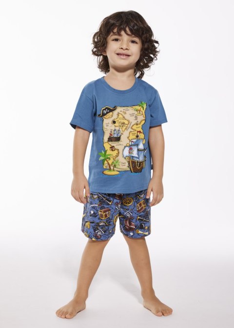 PIŻAMA BOY KIDS 789/112 PIRATES KR 98-104 niebieski PIŻAMA BOY KIDS 789/112 PIRATES KR 98-104 niebieski